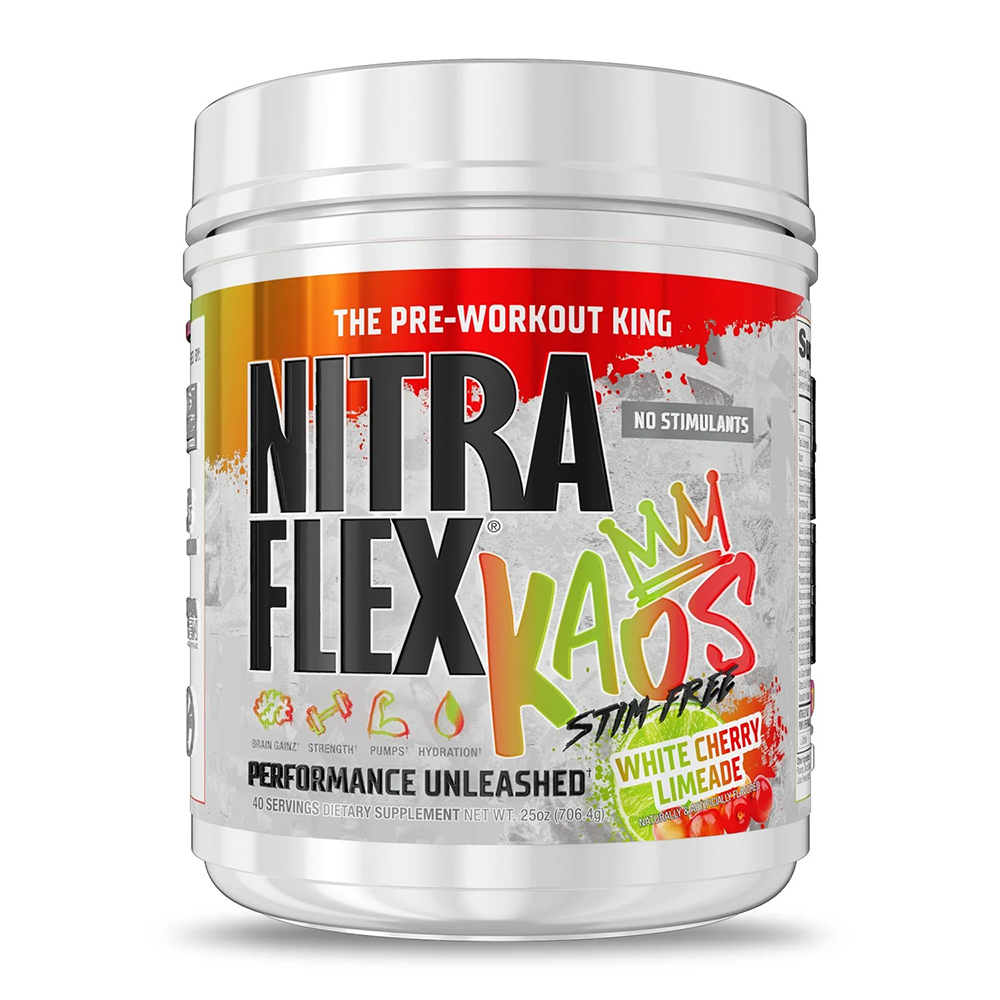 Nitraflex KAOS Stim Free - White Cherry Limeade - 40/20 Servings