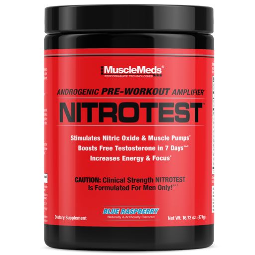 NitroTest - Blue Raspberry - 30 Servings