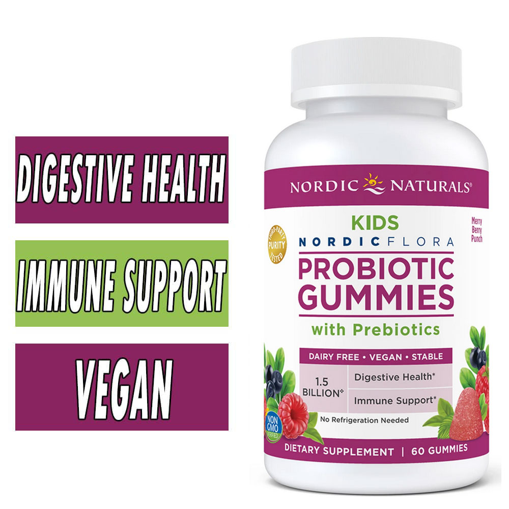 Nordic Naturals Probiotic Gummies for Kids - 60 Count