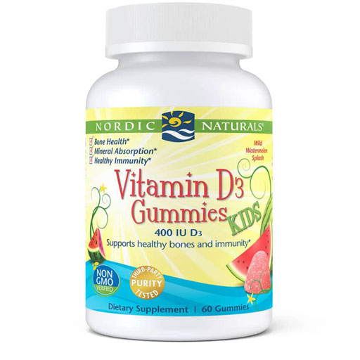 Nordic Naturals Vitamin D3 Gummies for Kids - 60 Count