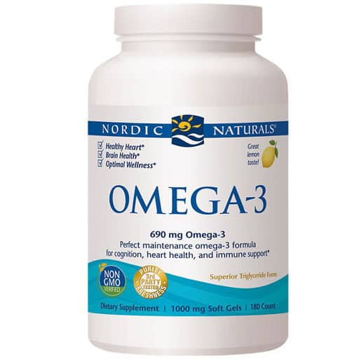 Nordic Naturals Omega 3 - Lemon - 180 Softgels