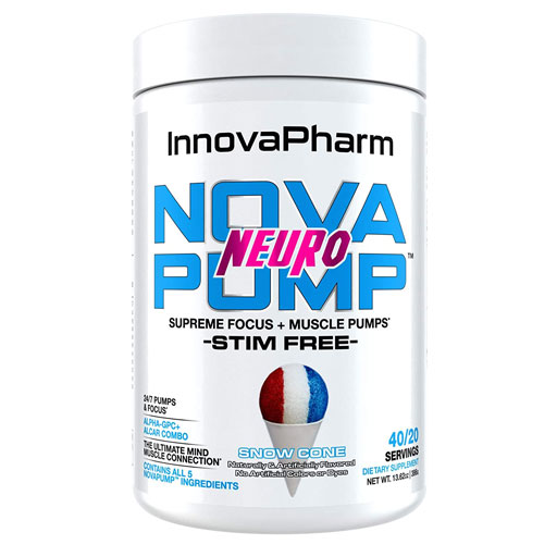 Novapump Neuro - Snow Cone - 40/20 Servings