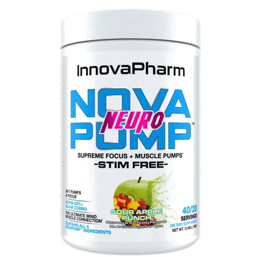 Novapump Neuro - Sour Apple Punch - 40/20 Servings