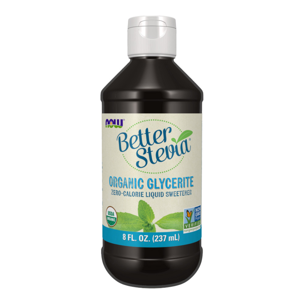 NOW BetterStevia Liquid - Organic Glycerite - 8 fl oz