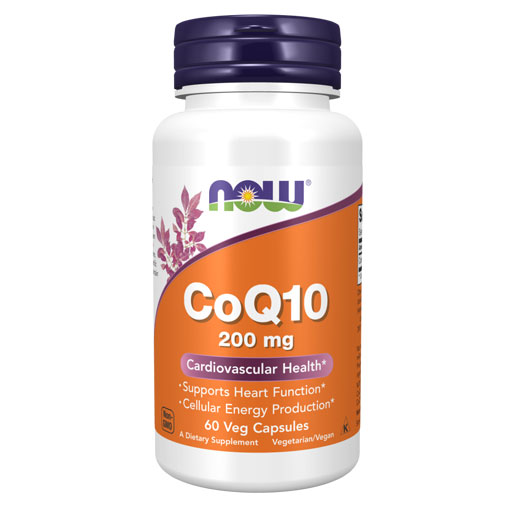 NOW CoQ10 - 200 MG - 60 Veg Caps