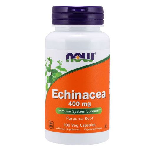 NOW Echinacea - 400mg - 100 Veg Caps