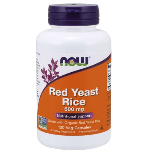 Red Yeast Rice By NOW, 600 mg, 120 Veg Caps