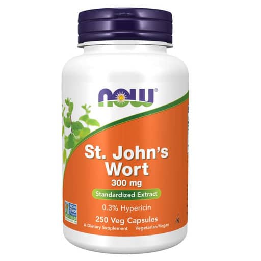 NOW St. John's Wort Extract - 300 mg - 250 Veg Caps