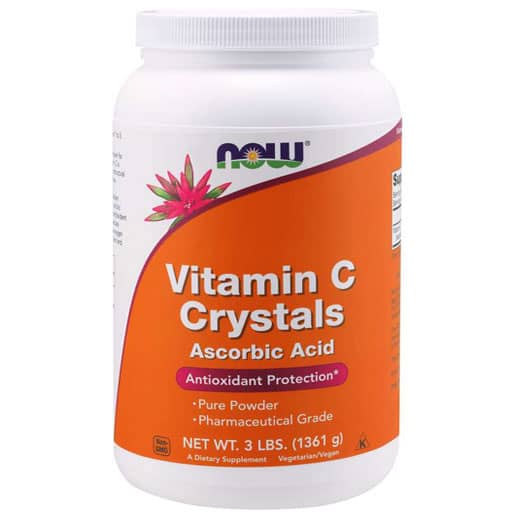 NOW, Vitamin C Crystals, Ascorbic Acid Powder, 3lb