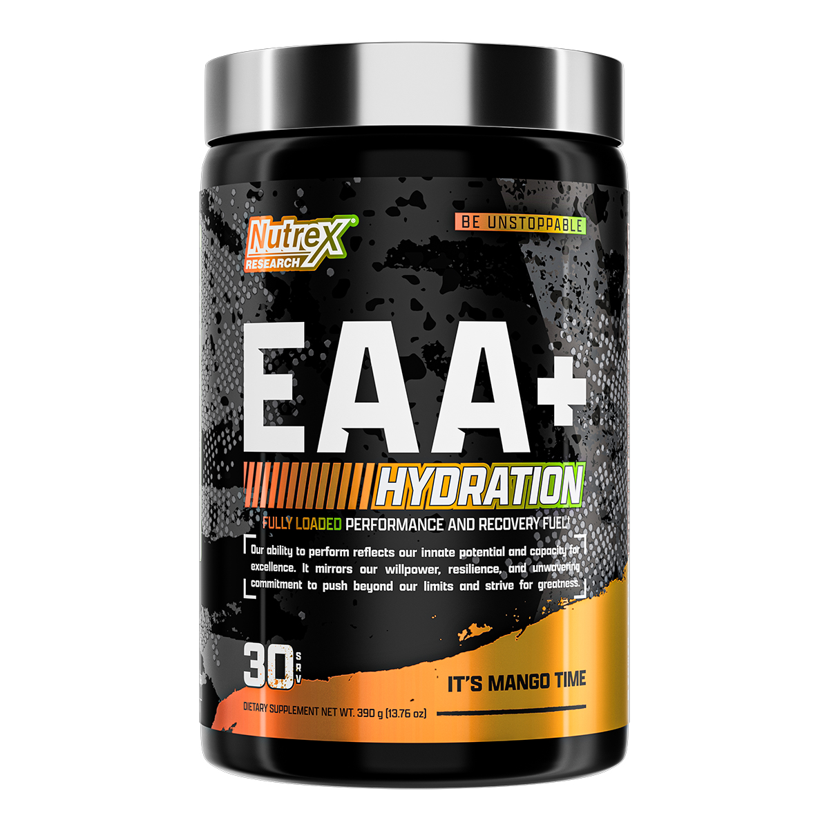 Nutrex EAA Plus Hydration - It's Mango Time - 30 Servings