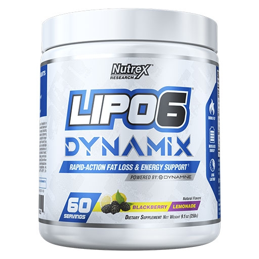 Lipo 6 Dynamix By Nutrex, Blackberry Lemonade, 60 Servings