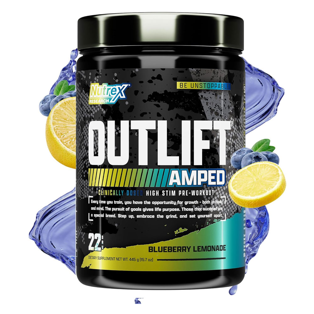 Outlift Amped - Blueberry Lemonade - 22 Servings