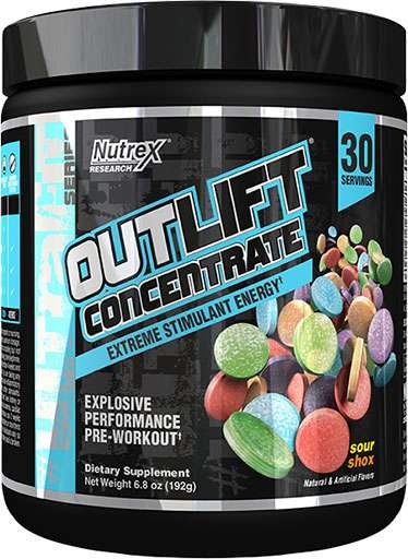 Outlift Concentrate By Nutrex, Sour Shox, 30 Servings