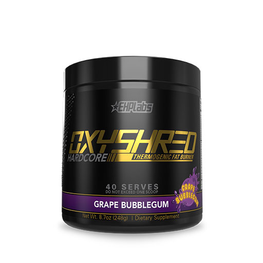 Oxyshred Hardcore - Grape Bubble Gum - 40 Servings