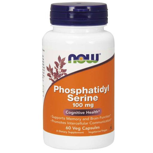 NOW Phosphatidyl Serine - 100 MG - 60 Veg Caps