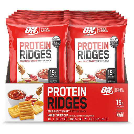 Optimum Protein Ridges - Honey Sriracha - 10/Box