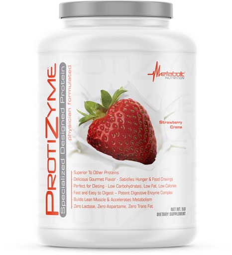 Protizyme Protein - Strawberry Creme - 5lb