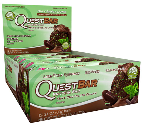 Quest Bars, Mint Chocolate Chunk 12/Box By Quest Nutrition