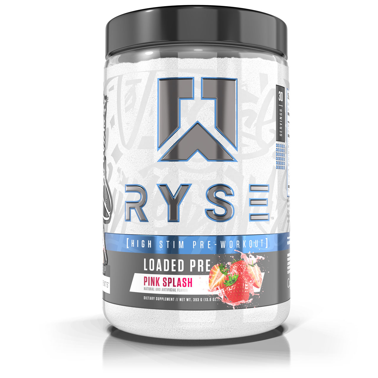 Ryse Loaded Pre Workout - Pink Splash - 30 Servings