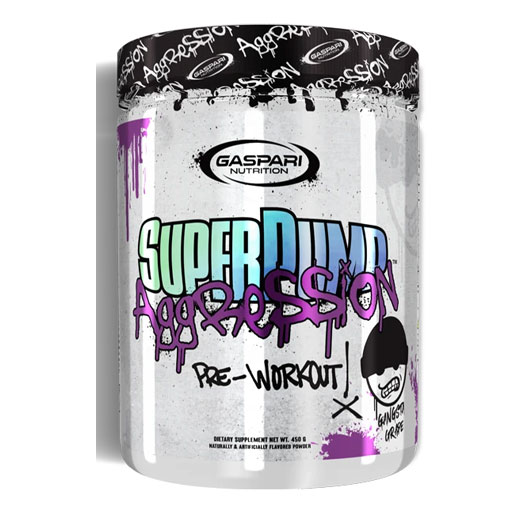 SuperPump Aggression - Gangsta Grape - 40/20 Servings - New Formula