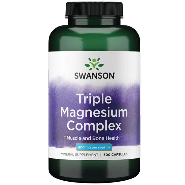 Swanson Triple Magnesium Complex - 400 mg - 300 Caps