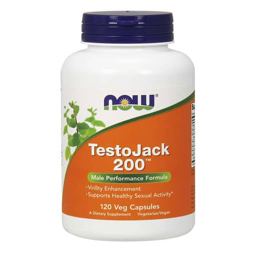 NOW TestoJack 200 - Extra Strength - 120 Veg Caps