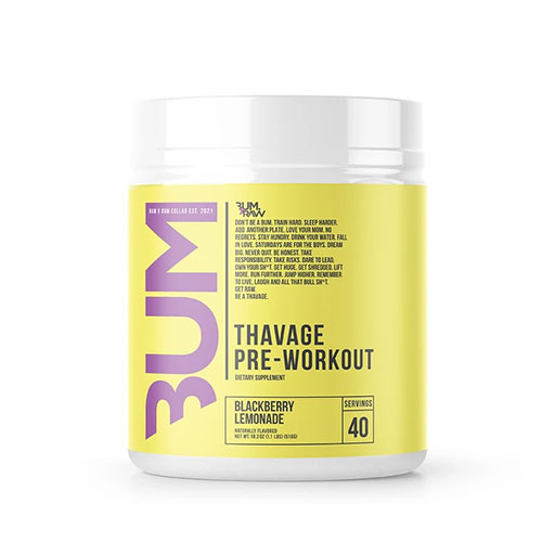 Thavage Pre Workout - Blackberry Lemonade - 40 Servings