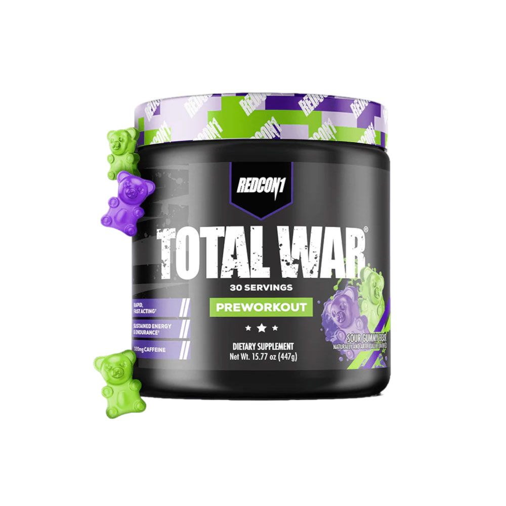 Total War - Sour Gummy Bear  - 30 Servings - Clumpy