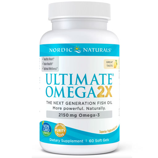 Nordic Naturals Ultimate Omega 2x - 60 Softgels