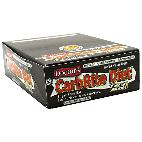 Doctor's CarbRite Diet Bar By Universal Nutrition, Chocolate Brownie 12 Bars