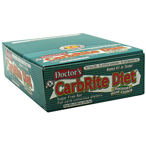 Doctor's CarbRite Diet Bar By Universal Nutrition, Chocolate Mint Cookie 12 Bars