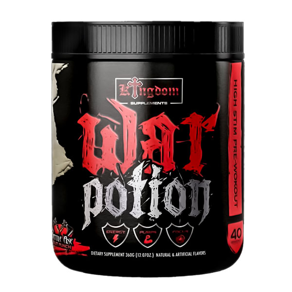 War Potion Pre Workout - Battle Axe Fruit Punch - 40/20 Servings