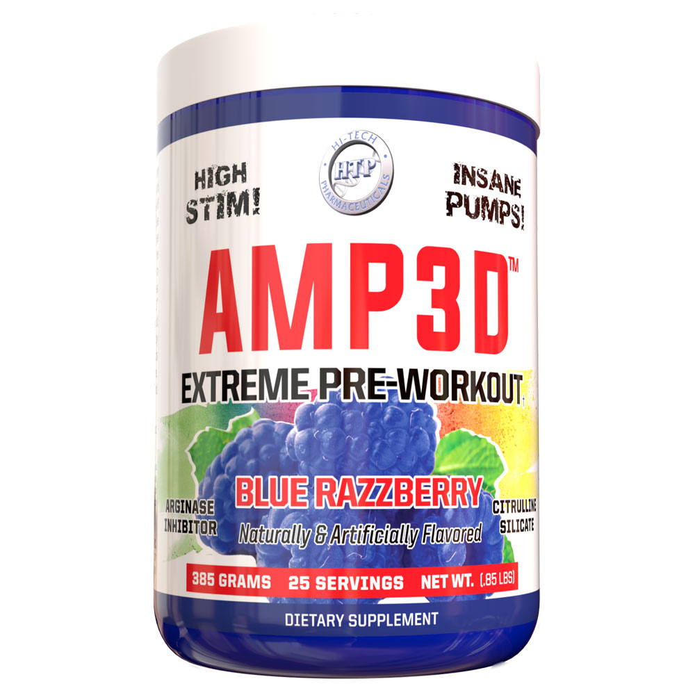 Amp3D - Blue Raspberry - 25 Servings