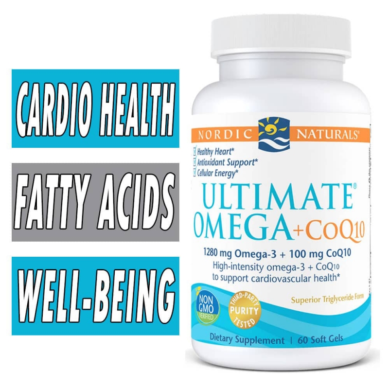 Nordic Naturals Ultimate Omega + CoQ10 Soft Gels - Shop Diet