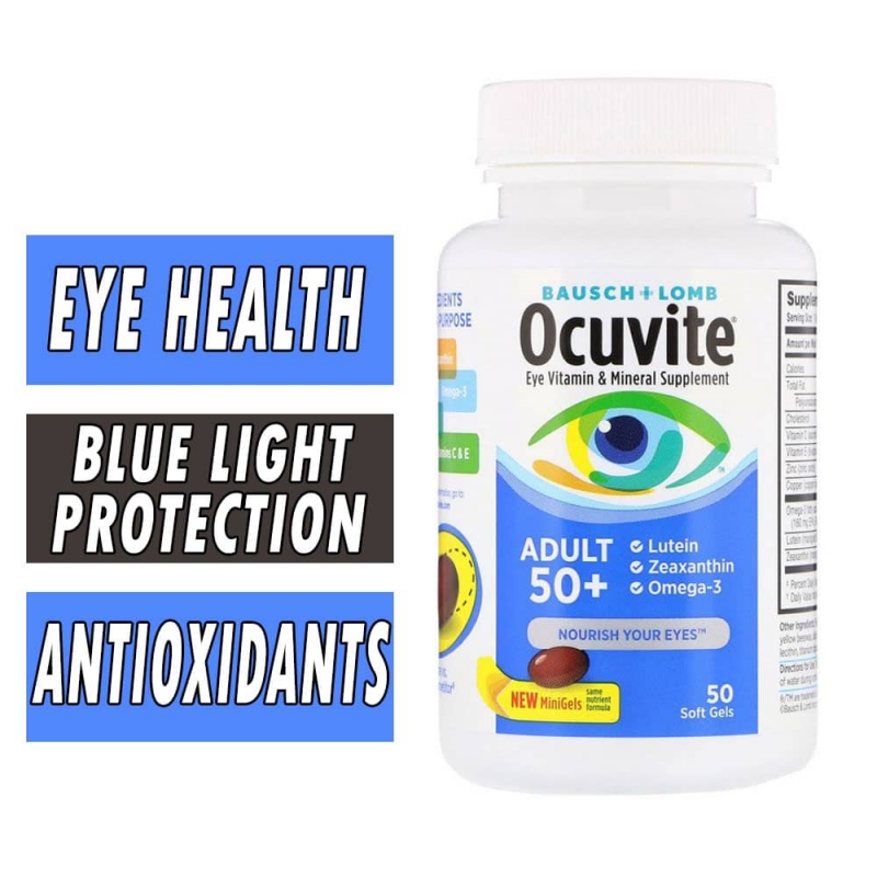 Ocuvite Adult 50 Bausch Lomb Eye Health 2234