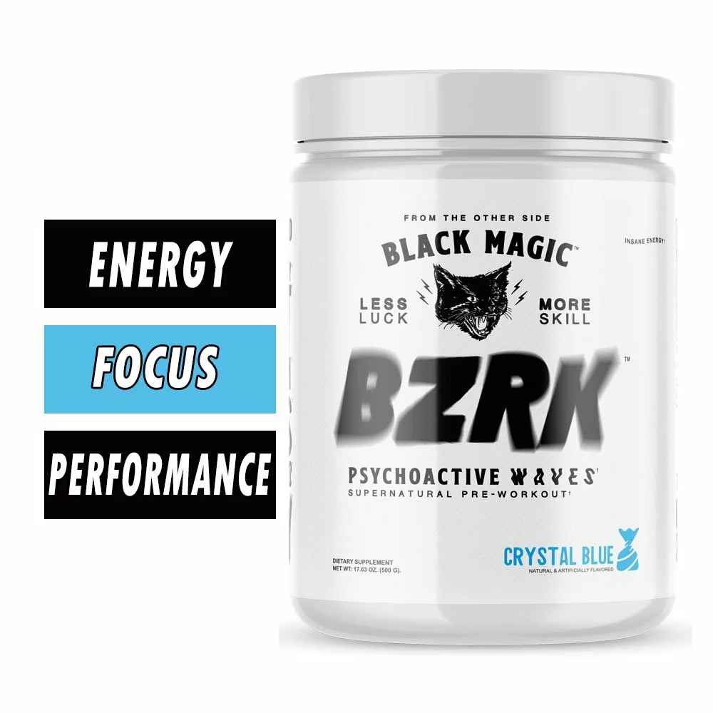  Black Magic Bzrk, Lemon Raz ICY, Preworkout, Energy, Training  Performance (500g, 25 Scoops) with Enbanc Health Keychain : Clothing, Shoes  & Jewelry