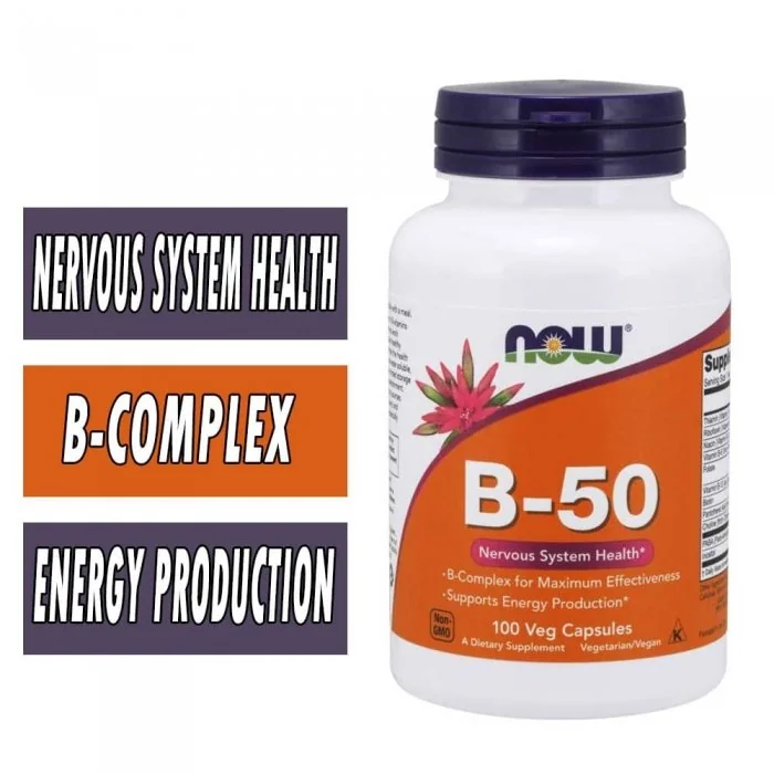 B-50 | NOW Foods | Nervous System Health†