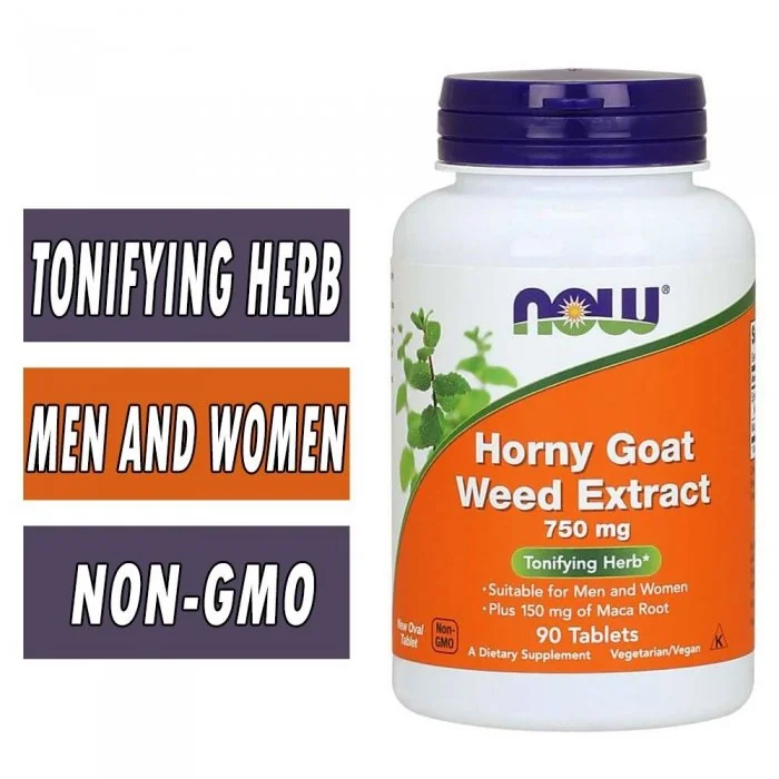 Horny Goat Weed Now Foods Tonifying Herb 3686