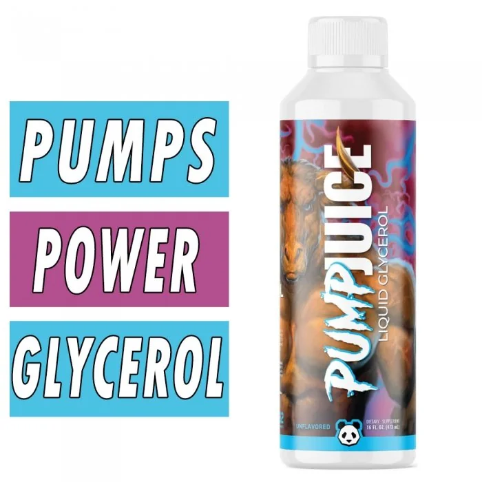 Pump Juice - Panda Supps - Liquid Glycerol - Unflavored - 32/16 Servings Bottle Image